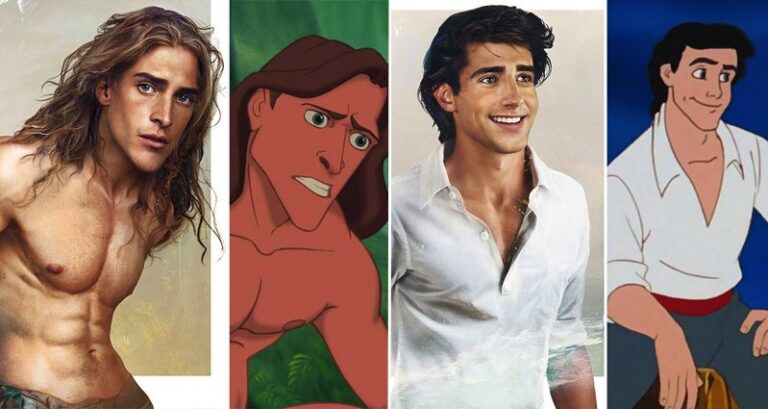 How Disney Princes And Heroes Would Look If They Were Real People