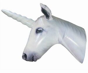 Inflatable Unicorn Head horn