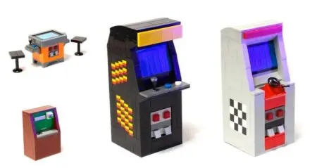 Lego Tributes To 1980s Arcade Machines