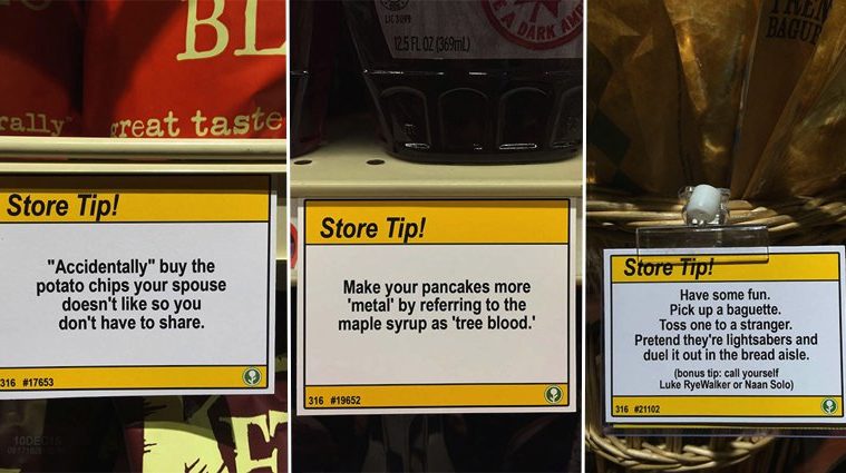 Notes Man Left In Grocery Store