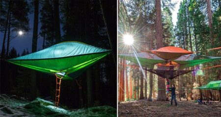 Suspended Tents