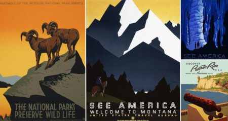 Vintage Travel Posters America