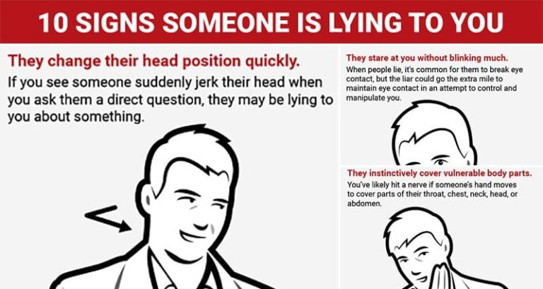 Ways You Can Tell Someone's Lying