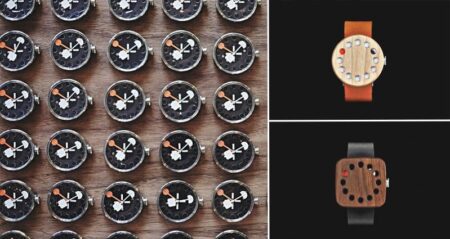 Wooden Watch Tells Time In Eclipses