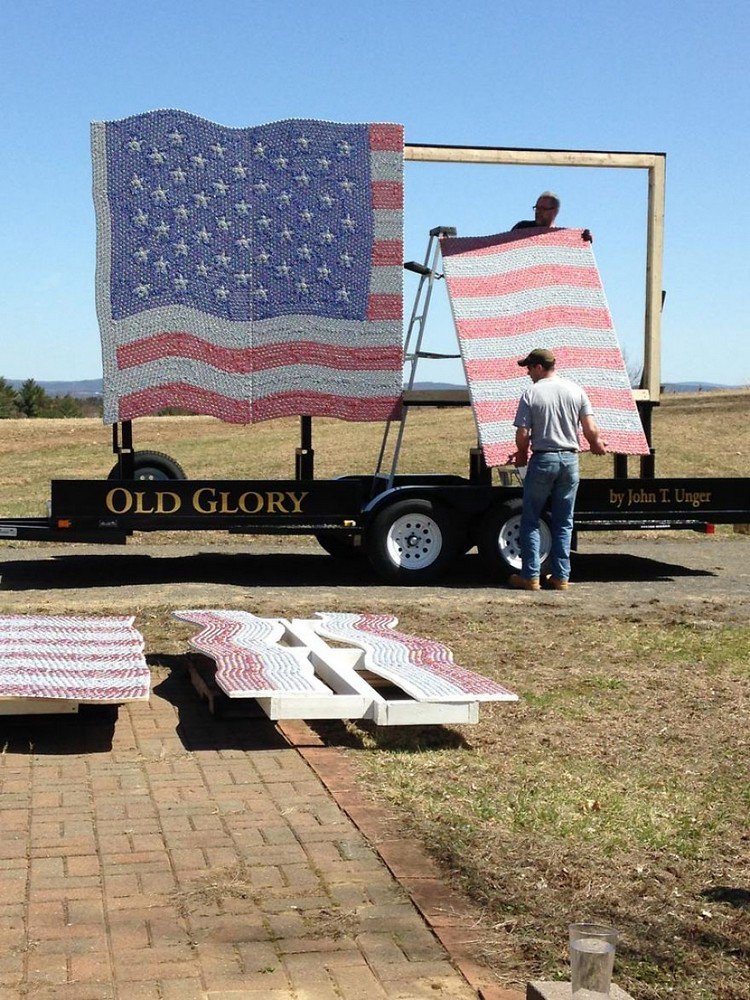 assembling flag