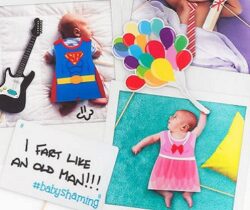 baby selfie props set