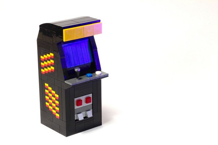 black arcade machine lego