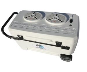 boombox cooler speakers white