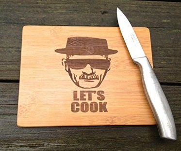 breaking bad let's cook chopping board heisenberg