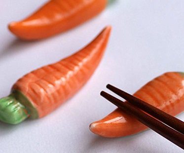 carrot chopstick rests