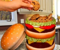cheeseburger cookie jar