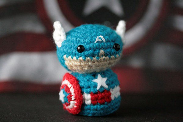 crochet captain america