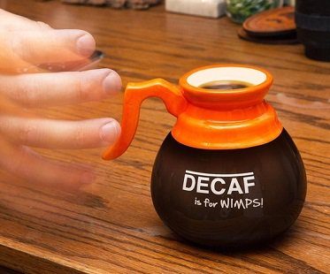 decaf is for wimps mug