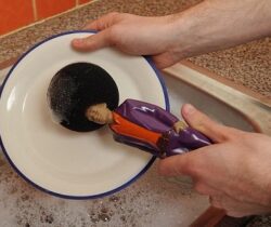 disco dancer washing up sponge