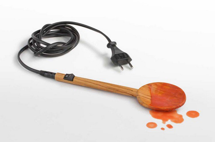 electric wooden spoon