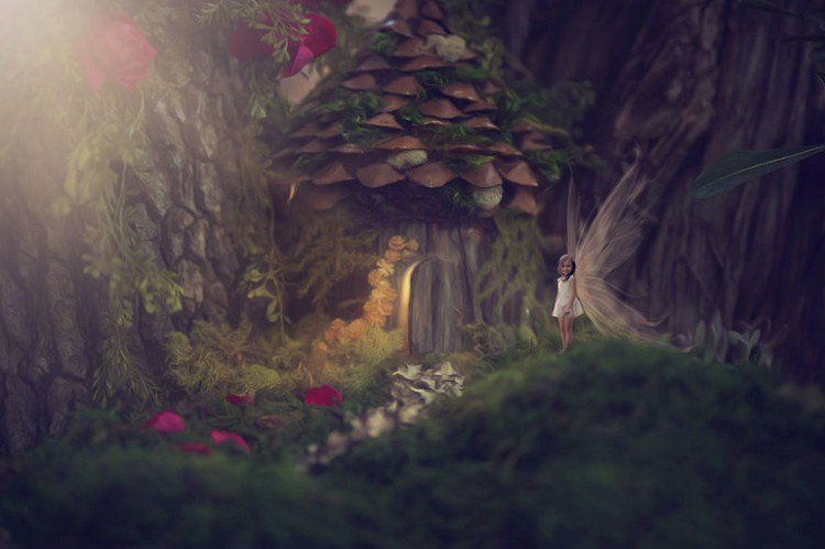 fairy woodland girl