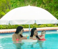 floating pool umbrella