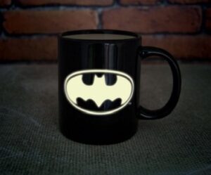 glow in the dark batman mug
