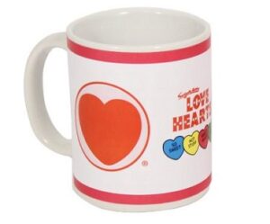 love hearts heat changing mug sweets