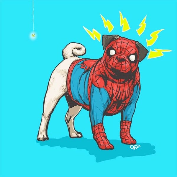 marvel-dogs-pug-spiderman