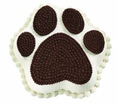 paw print cake pan