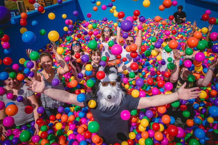 At This IKEA Grownups Get To Play In Their Own Awesome Ball Pit