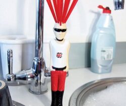 punk washing up brush