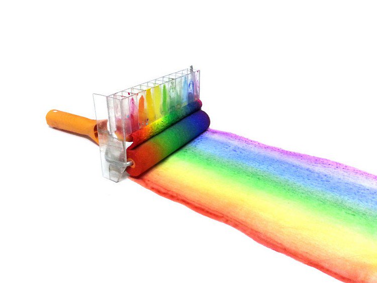 rainbow roller paint