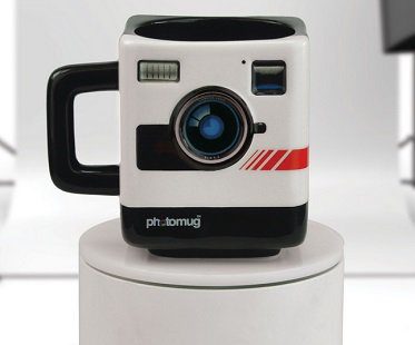 retro camera mug