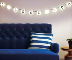 scrabble string lights