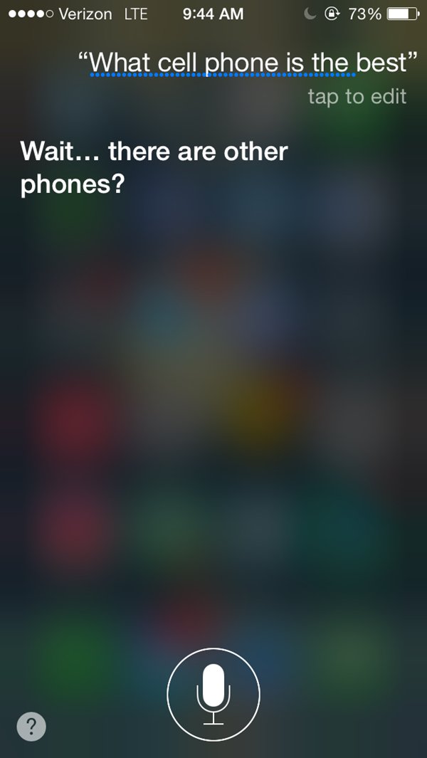 siri snarky answers phone