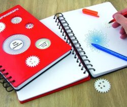 spirograph notebook