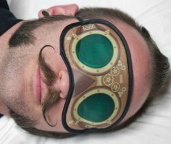 steampunk sleep mask