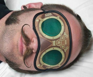 steampunk sleep mask