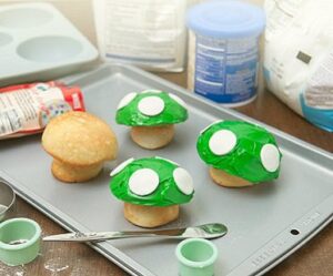 super mario mushroom cupcake pan
