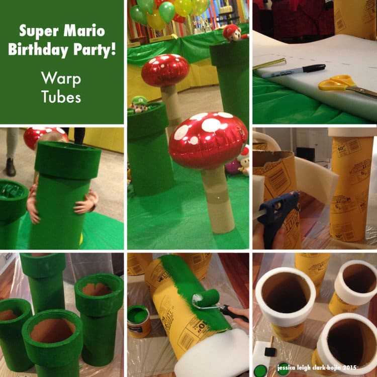 super mario warp tubes