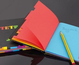 tetris notebook colours