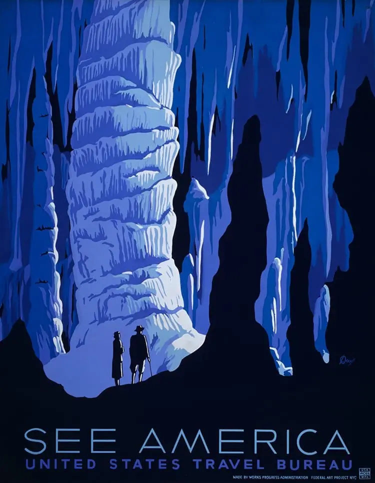 vintage travel posters america