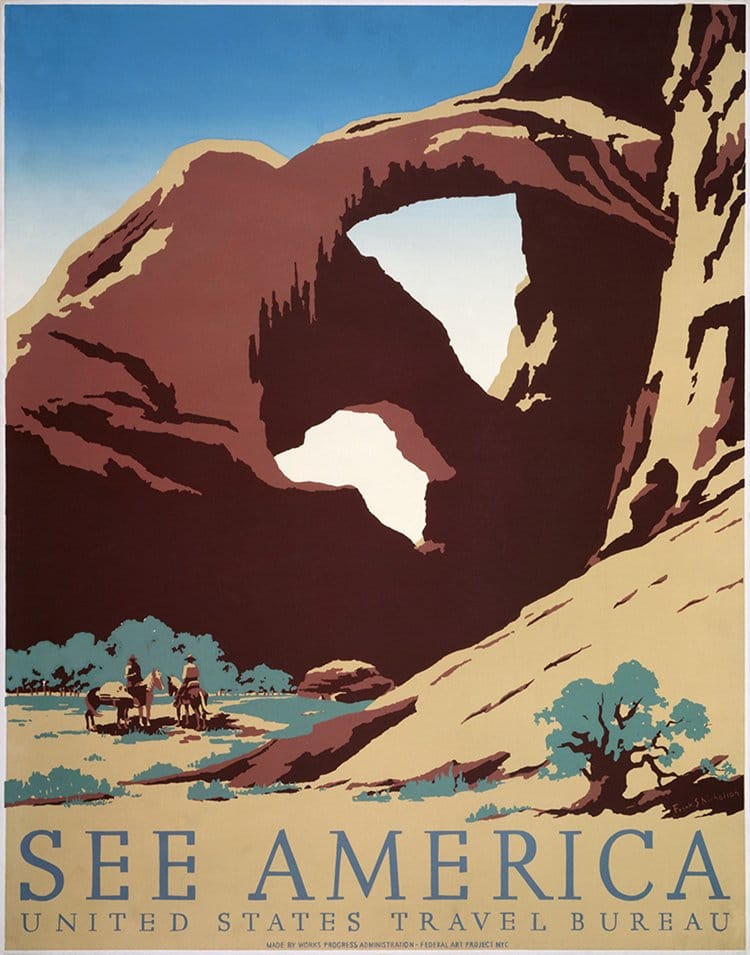 vintage travel posters see america