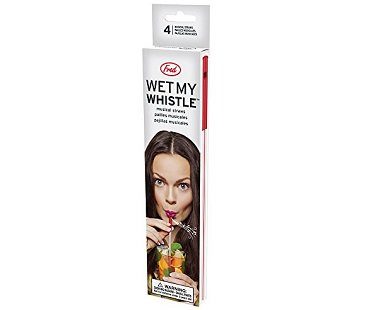 whistle straws red pack