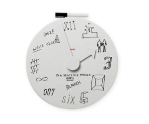 whiteboard clock numbers