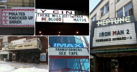 Accidentally Funny Movie Theater Signs