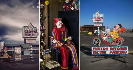 Clown Themed Motel Nevada Desert