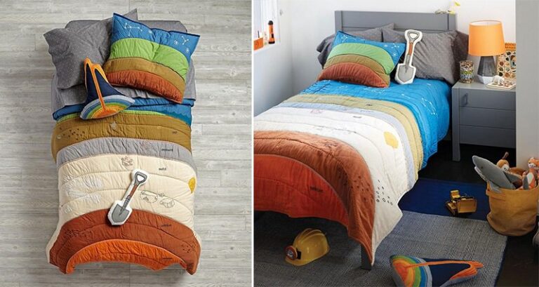 Geology-Inspired Bedding Set