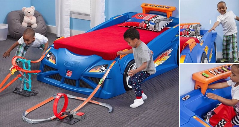 This Hot Wheels Bed Is A Must Have For Kids, Hot Wheels Twin Bedding Set