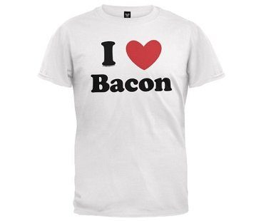 I heart bacon t-shirt