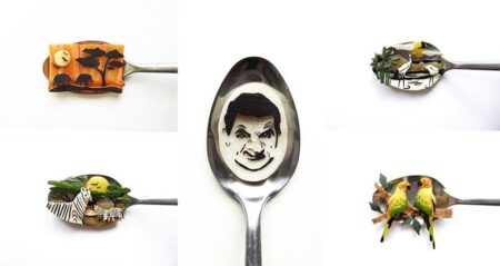 Ioana Vanc Food Art On Spoons
