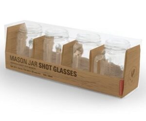 Mason Jar Shot Glasses pack of 4