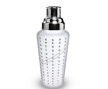Word Search Cocktail Shaker