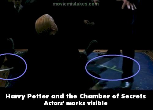 actors marks visible